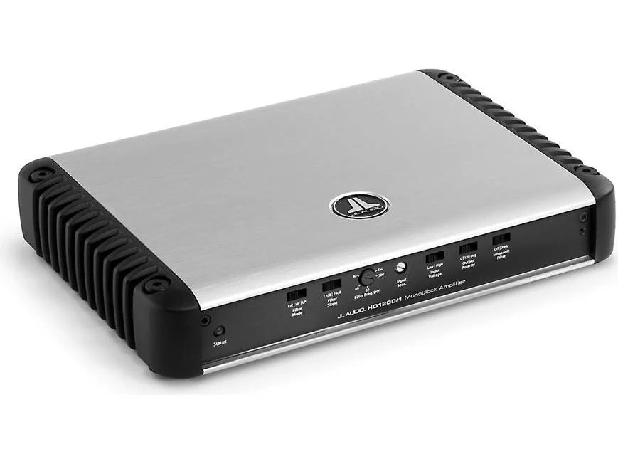 JL Audio HD Series HD1200/1 Mono 1-channel amplifier — 1,200 watts RMS x 1