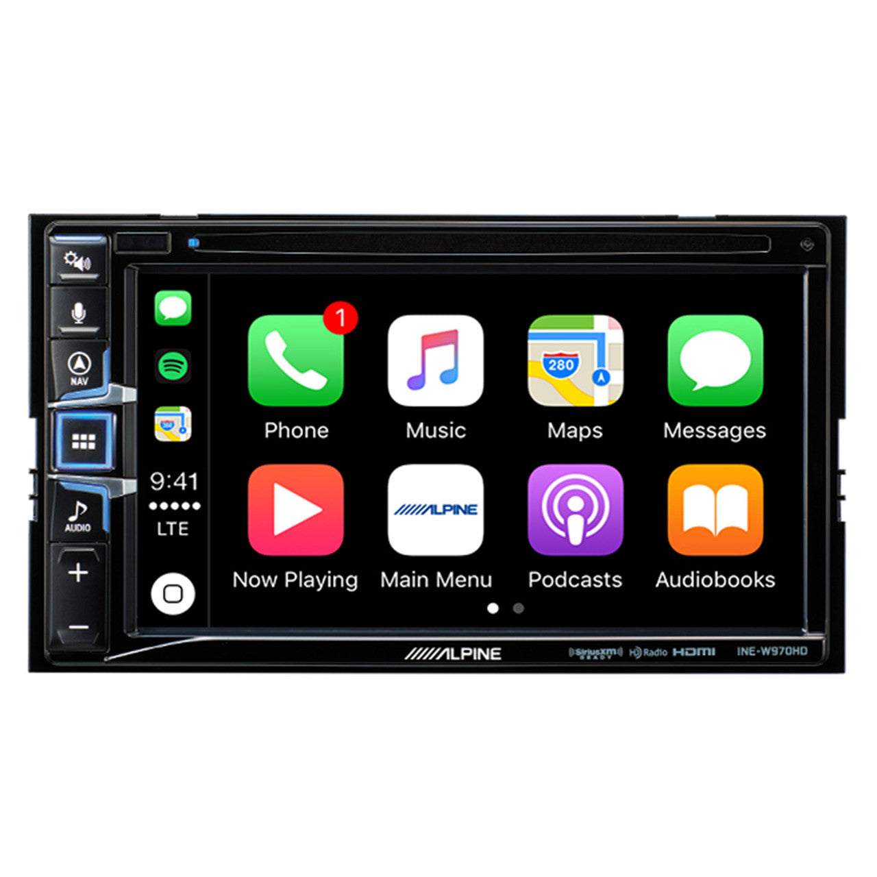 Alpine INE-W970HD Audio/Video/Nav System Compatible with Apple CarPlay And Android Auto