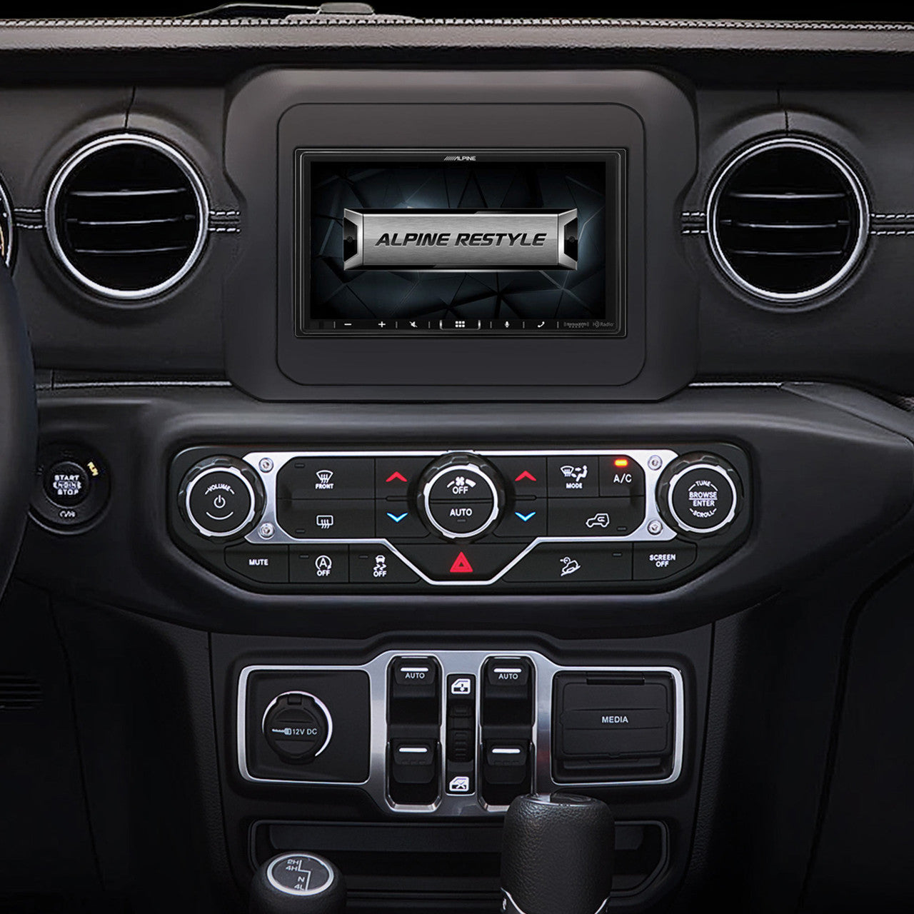 Alpine i407-WRA-JL 7-inch Restyle Multimedia Receiver Compatible with 2018-Up Jeep Wrangler and 2020-Up Jeep Gladiator