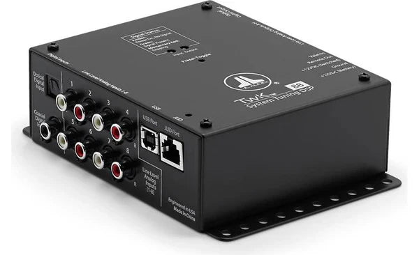 JL Audio TwK™ 88 Digital Signal Processor 8-channel DSP with 10-band equalization, variable high- and low-pass filtering, and time delay/alignment