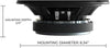Orion CSH85 | 8” 250W RMS Shallow Slim Midrange Speakers (Pair)