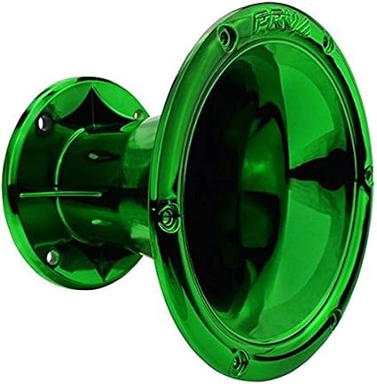 PRV AUDIO 2 Inch Exit Horn Waveguide WGP14-50 GREEN CR for Bolt On Compression Drivers - UV Resistant Chrome Finish Driver Guide - Green Chrome Color (Single)