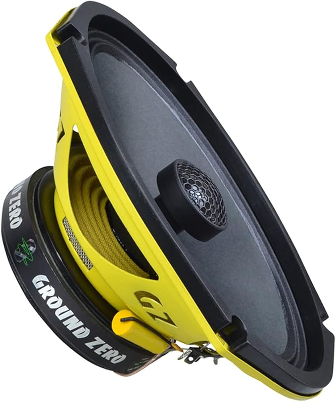 Ground Zero GZCF 69SPL - 15 x 23 cm (6 x 9 Inch) 2-Way Speaker with 300 Watt (RMS: 150 Watt)