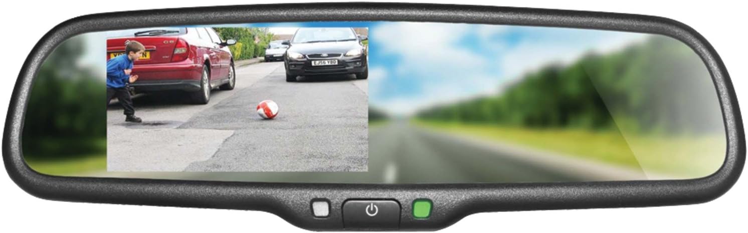 BOYO VTM43M - Replacement Rear-View Mirror with 4.3