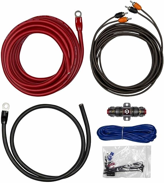 Raptor R3AK4 VICE SERIES - 600W 4 AWG Amp Kit with RCA Cable
