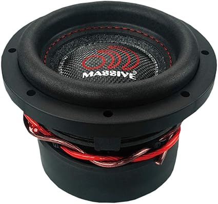 Massive Audio HIPPOXL64 – 6 Inch Car Audio Subwoofer, High Performance Subwoofer for Cars