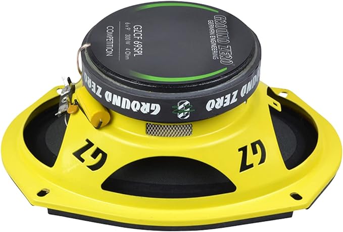 Ground Zero GZCF 69SPL - 15 x 23 cm (6 x 9 Inch) 2-Way Speaker with 300 Watt (RMS: 150 Watt)