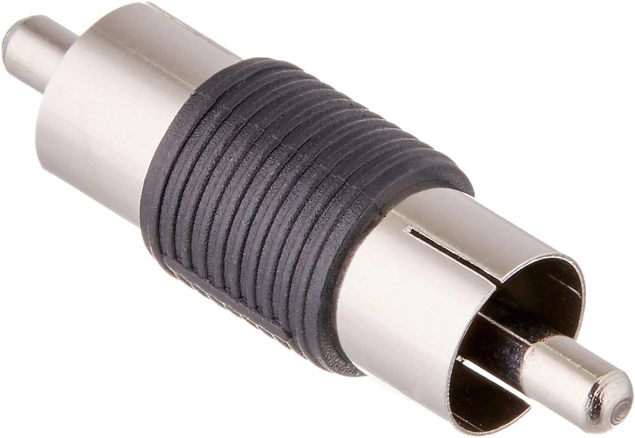 RCA100-BM10 Install Bay Male Nickel RCA Barrel Connectors