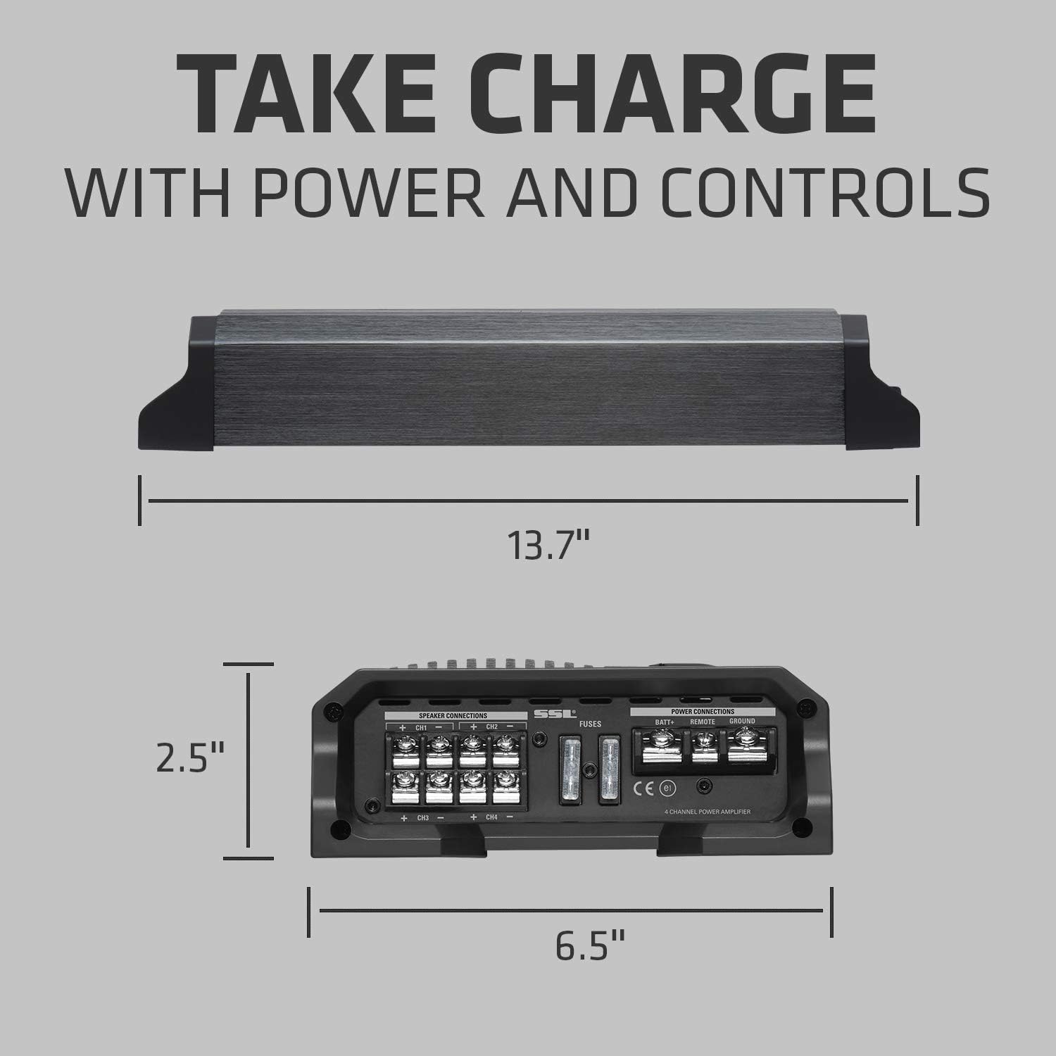 Soundstorm CG1604 Charge Mini Amplifier 1600 Watt 4 Channel