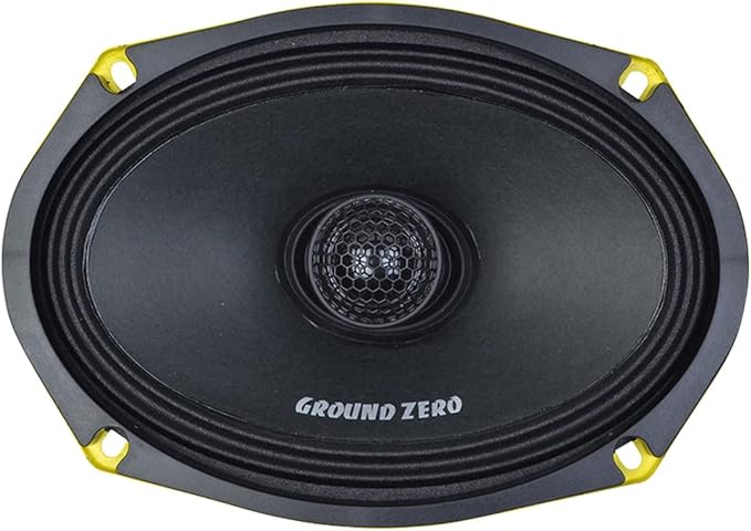 Ground Zero GZCF 69SPL - 15 x 23 cm (6 x 9 Inch) 2-Way Speaker with 300 Watt (RMS: 150 Watt)