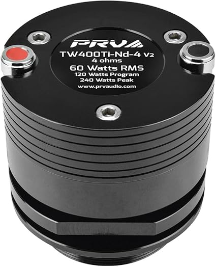 PRV Audio TW400Ti-Nd-4-SLIM Neodymium Super Tweeter 4 Ohm Slim Version Pair