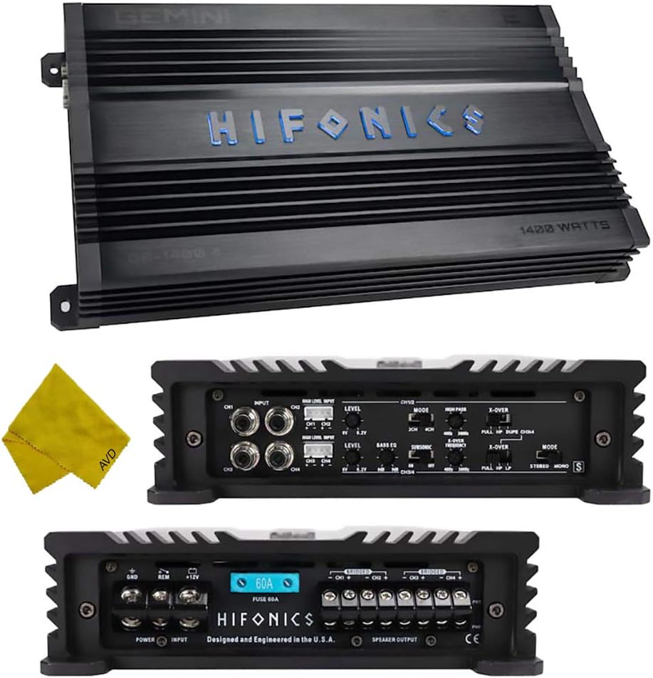 Hifonics GE-1400.4 Gemini Elite 4-Channel Amplifier