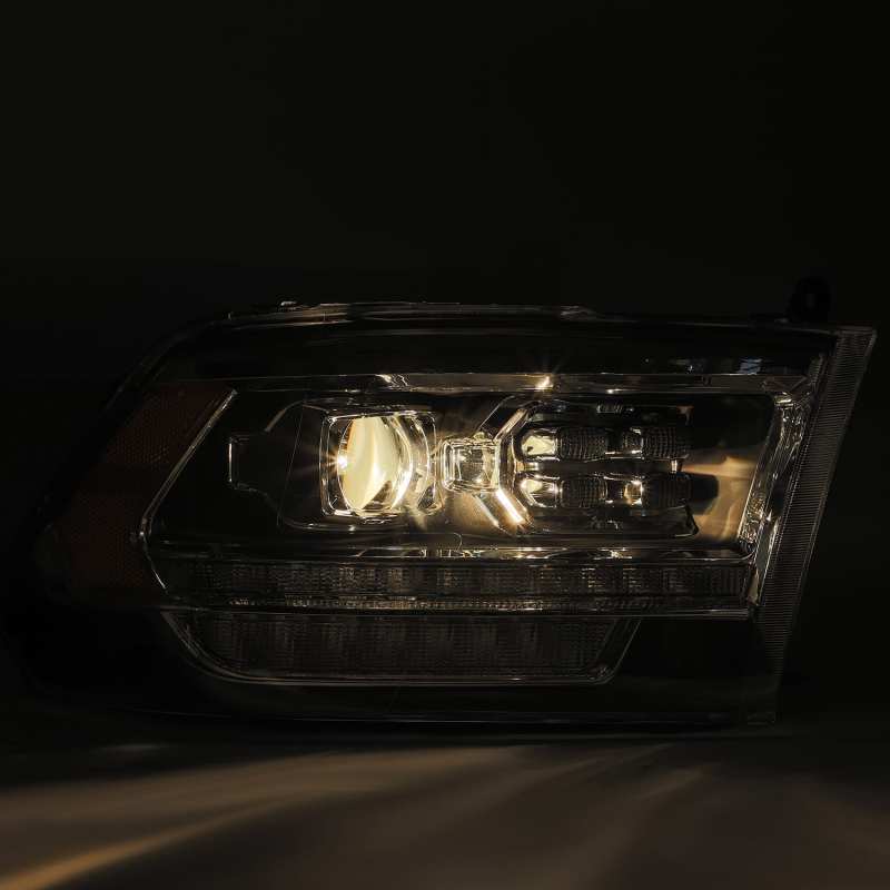 AlphaRex 09-18 Ram Truck PRO-Series (5th Gen 2500 Style) Projector Headlights Black