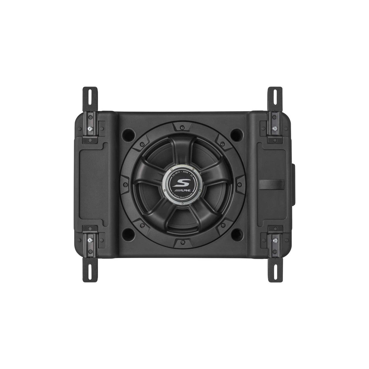 Alpine S2-A55V S-Series 5-Channel Amplifier & SS-SB10 Single 10” S-Series Shallow Preloaded Subwoofer Enclosure