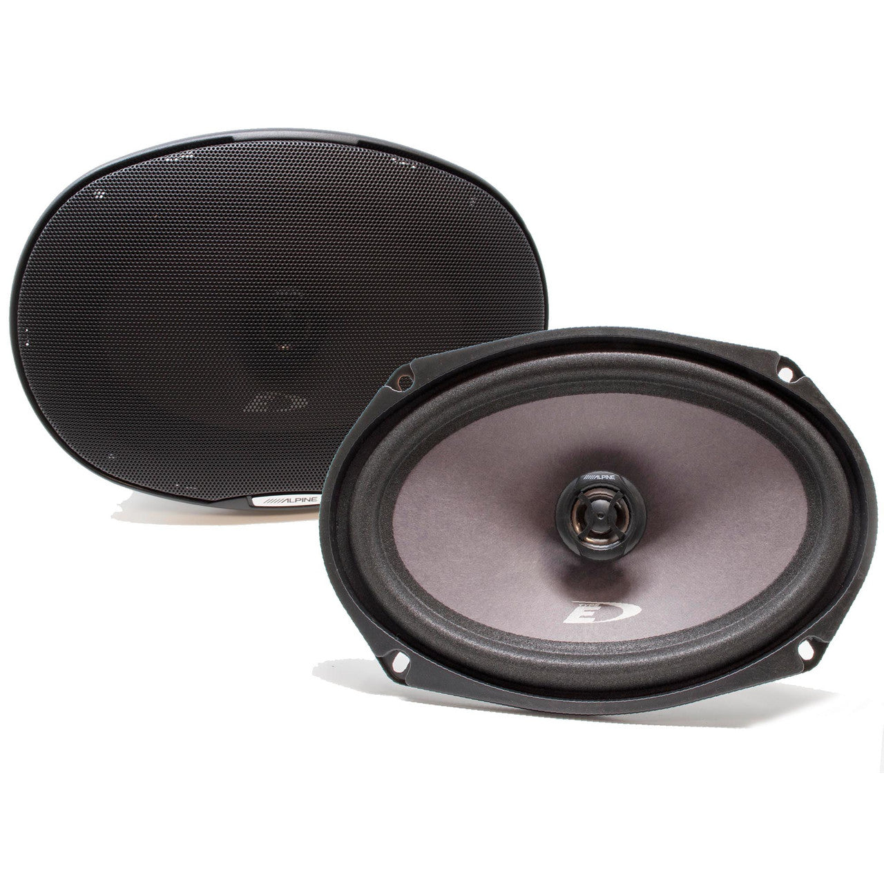 Alpine UTE-73BT Bluetooth® Multimedia Receiver (Does Not Play CDs) with A Pair Alpine SXE-1751S 6.5