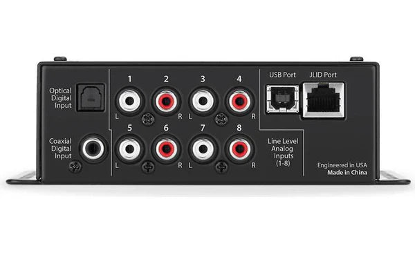 JL Audio TwK™ 88 Digital Signal Processor 8-channel DSP with 10-band equalization, variable high- and low-pass filtering, and time delay/alignment