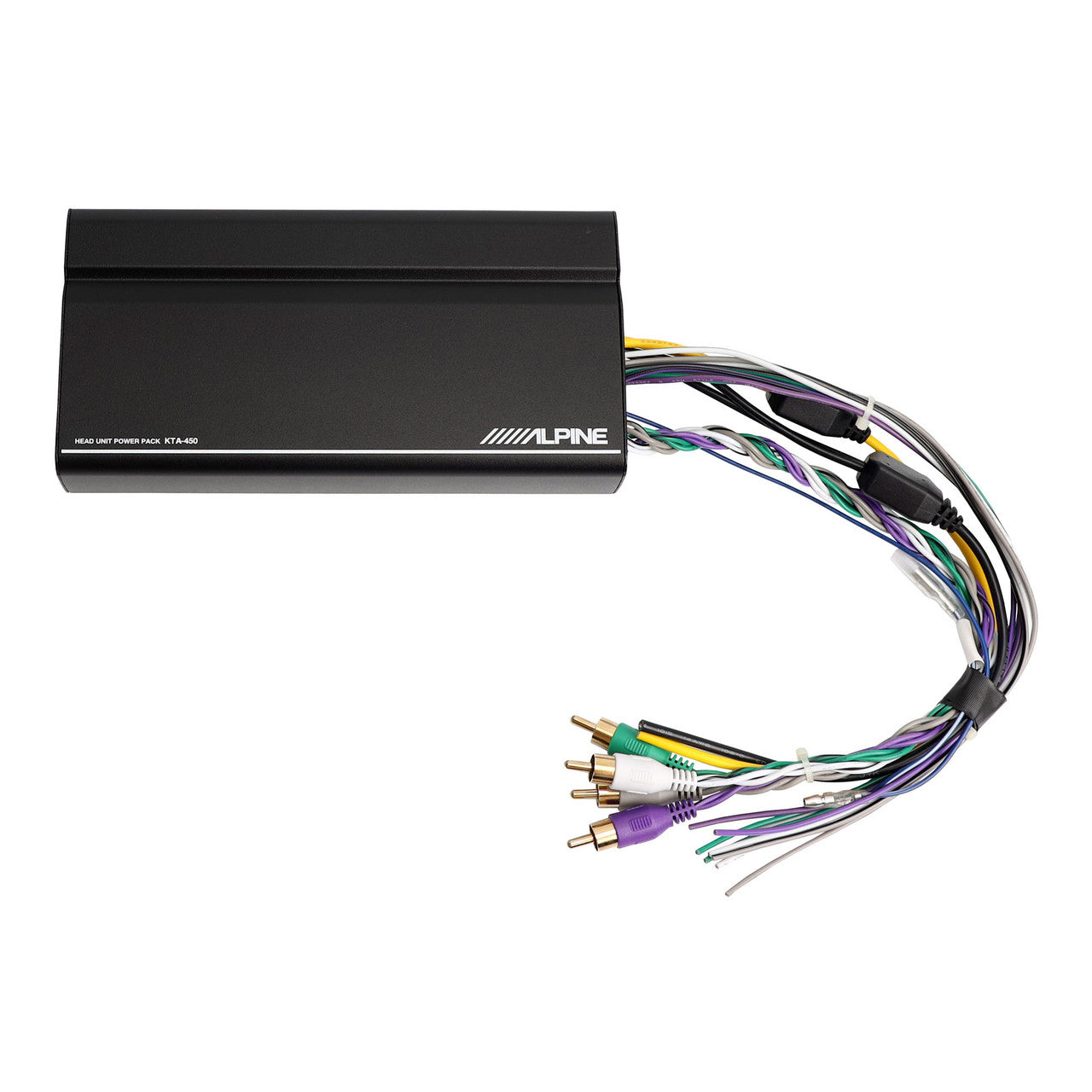 Alpine iLX-W670 Receiver with Apple CarPlay and Android Auto Includes KTA-450 4-Channel Power Pack Amplifier