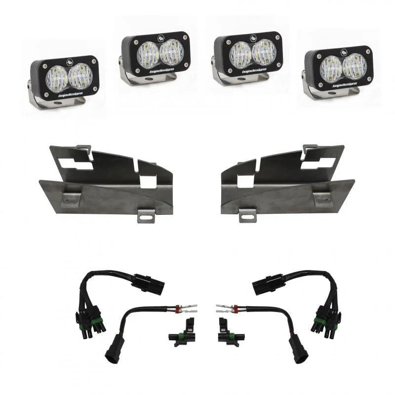 Baja Designs RAM 1500 Rebel Dual Pocket Fog Light Kit S2 Sport (2019+)