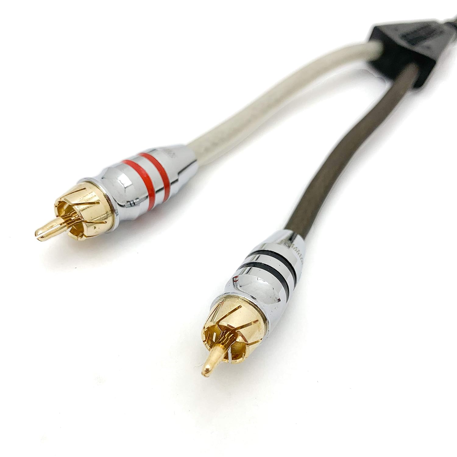 Sundown Audio 2 Male to 1 Female Y Splitter High Quality RCA Interconnect Cables (SAZ Series)