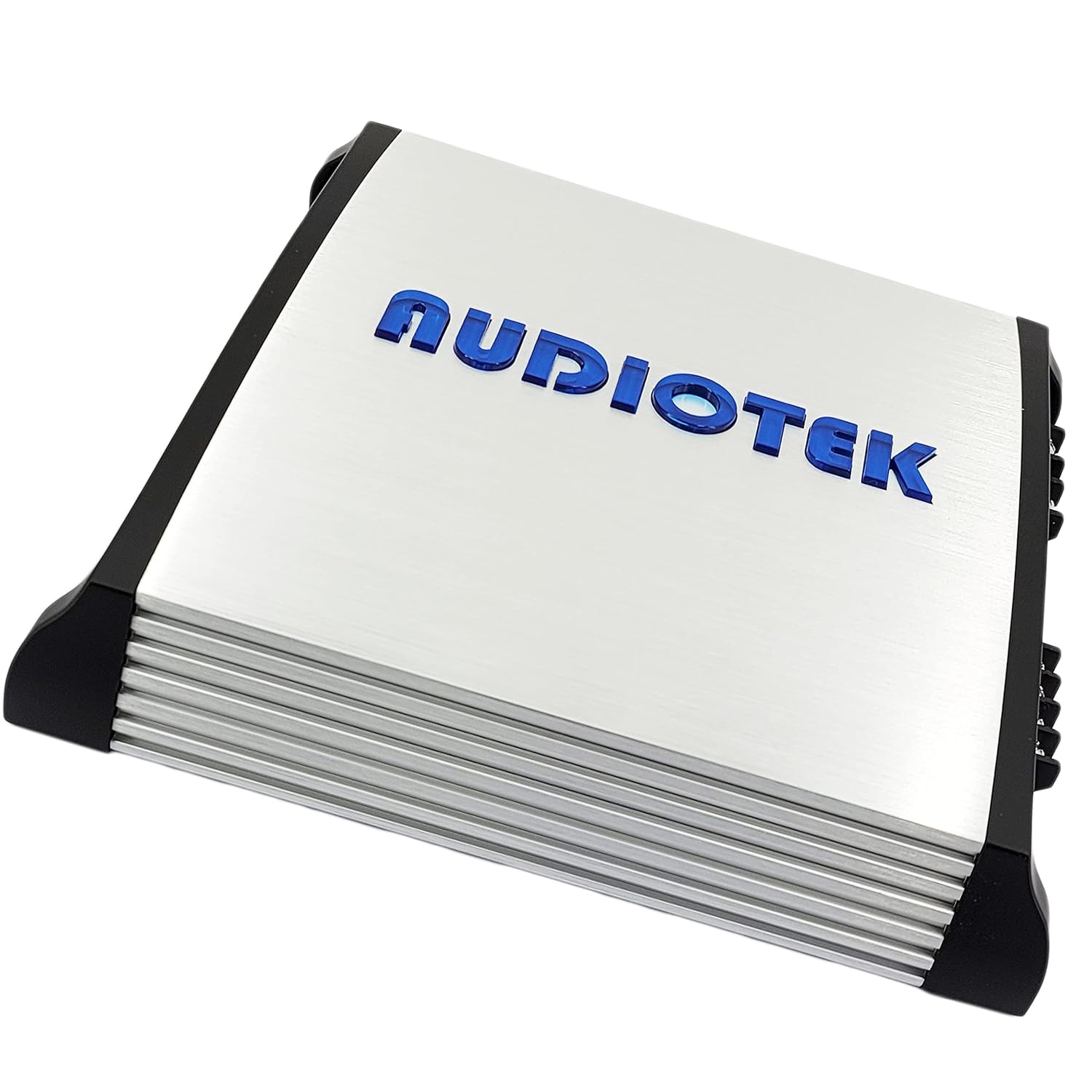 AUDIOTEK AT1800S 2-Channel Class AB Car Amplifier, 1800 Watts, 2 Ohm Stable, Bridgeable Full-Range Stereo, Bass Knob, LED Indicators, 4 Gauge Red Amp Kit Bundle