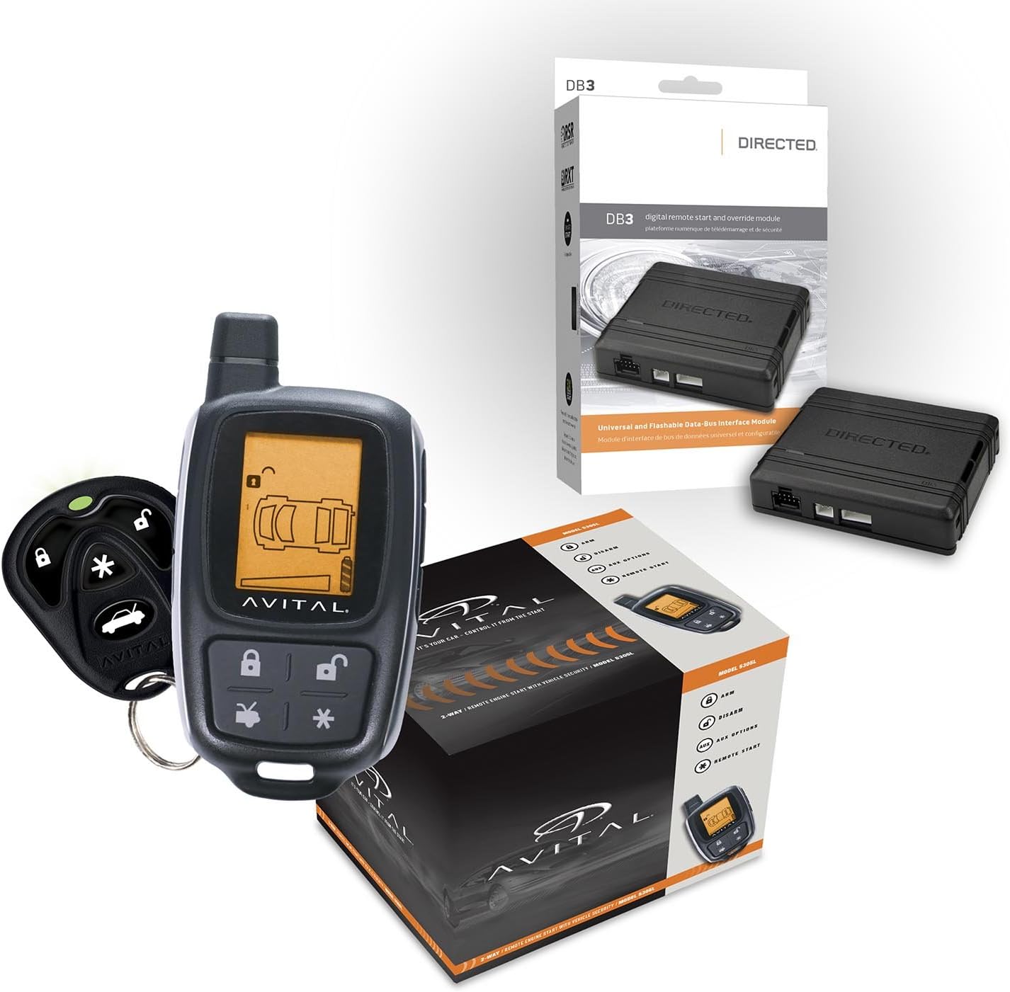 Avital DEI AVITAL5305L 2-Way LCD Remote Start with Security