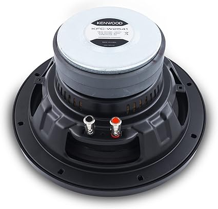 Kenwood KFC-W2541 Car Subwoofer - 1300 Watts Maximum Power, 10 Inch, Single 4 Ohm Voice Coil, Sold Individually