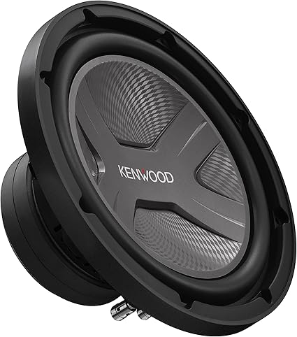 Kenwood KFC-W2541 Car Subwoofer - 1300 Watts Maximum Power, 10 Inch, Single 4 Ohm Voice Coil, Sold Individually