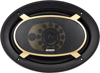 Jensen JS Series 6x9” 75W RMS 4Ohm 3-Way Triax Speakers