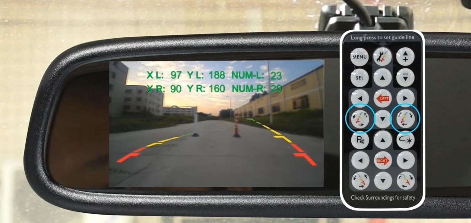 BOYO VTM43TC - Replacement Rear-View Mirror with 4.3