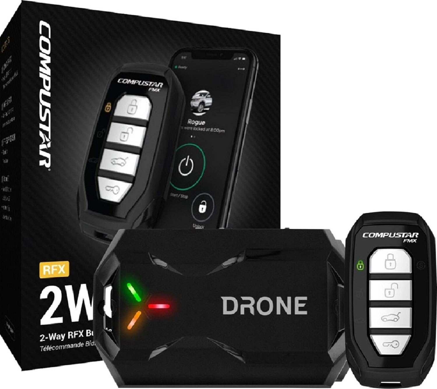 Compustar -RFX-2WG15-FM - 2-Way Upgrade Kit for Remote Start System with LTE Drone Module