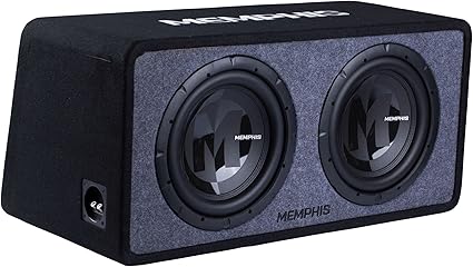Memphis Audio PRXE12D2 Dual 12” Power Reference Series Loaded Enclosure 2-Ohm