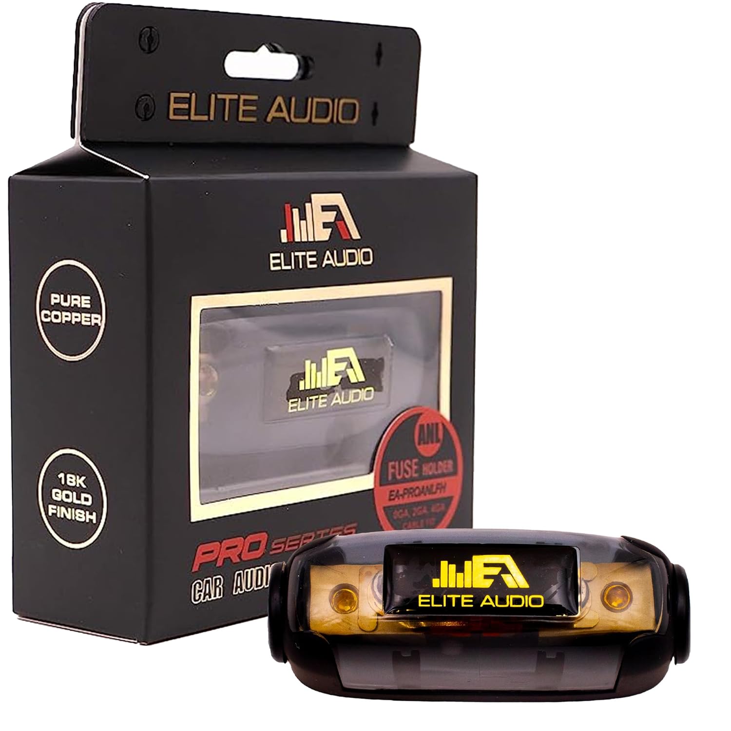 Elite Audio ANL Fuse Holder | Compatible with 0/2/4 AWG Gauge Wire