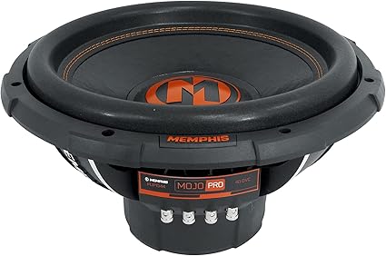 Memphis Audio MJP1544 15inch 1500 Watt MOJO Pro Car Audio Subwoofer DVC 4 ohm Sub Black