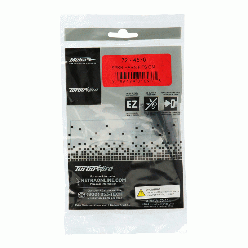 Metra 72-4570 GM Speaker Harness - Pair