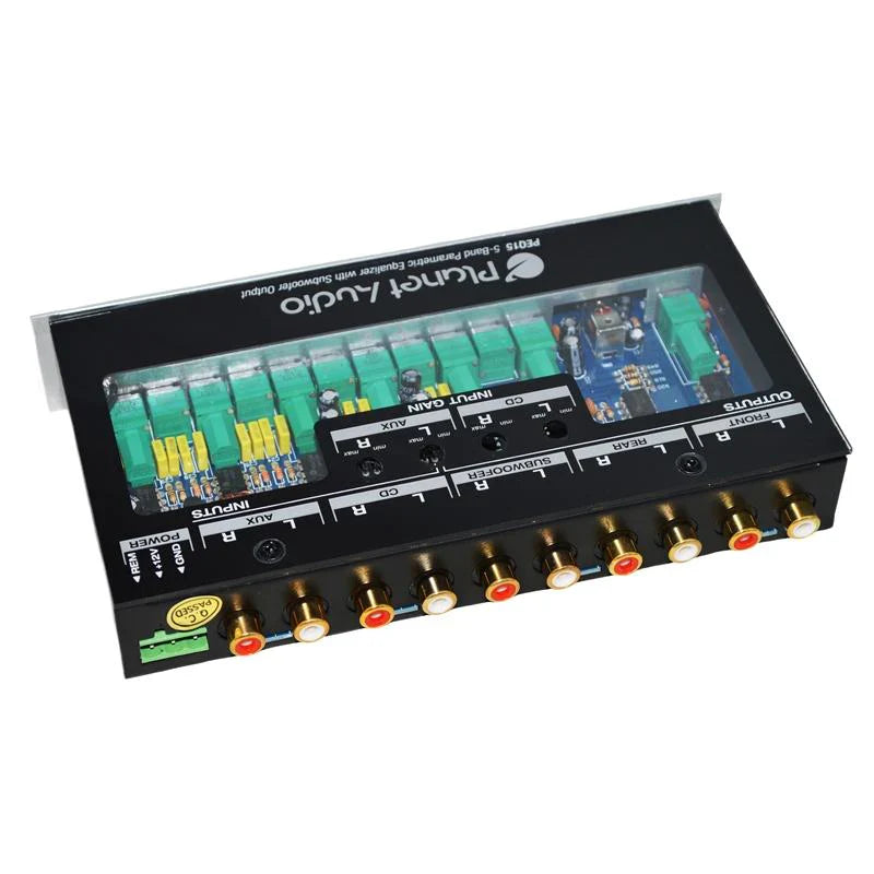 Planet Audio PEQ15 5-Band Parametric Equalizer with Subwoofer Output