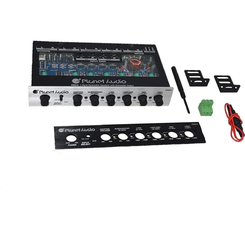 Planet Audio PEQ15 5-Band Parametric Equalizer with Subwoofer Output