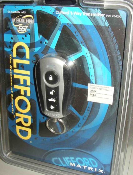 Clifford 7642X Responder SST Companion Remote Replacement Transmitter for Select Clifford Alarm Systems