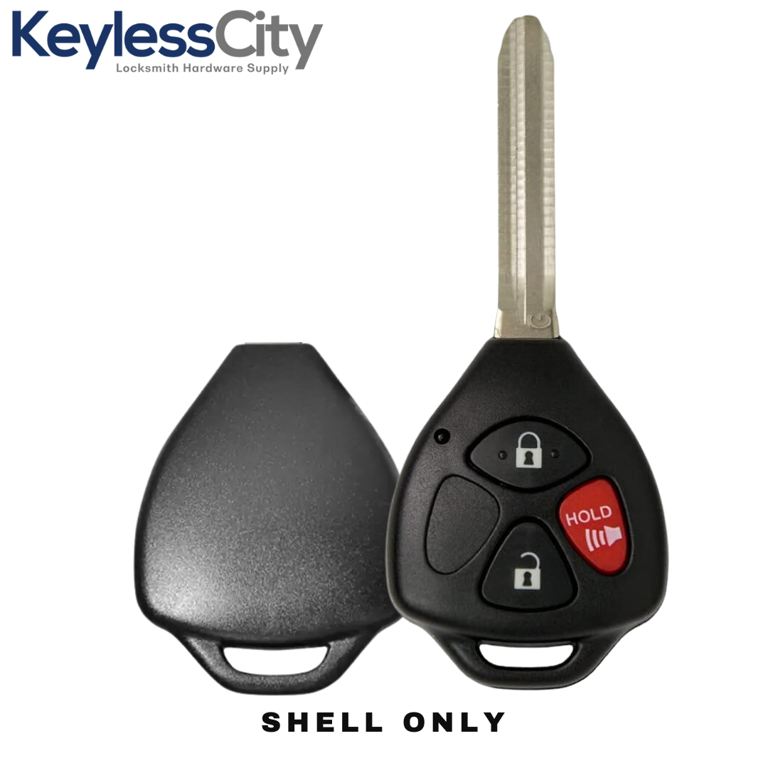 2005-2014 Toyota Scion / 3-Button Remote Head Key SHELL / TR47 / HYQ12BBY, HYQ12BDC, GQ4-29T (AFTERMARKET)