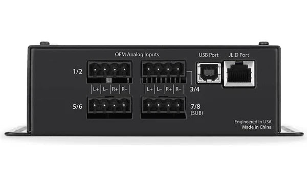 JL Audio FiX™ 86 Digital Signal Processor DSP for adding amps and speakers to a factory system — 6 outputs