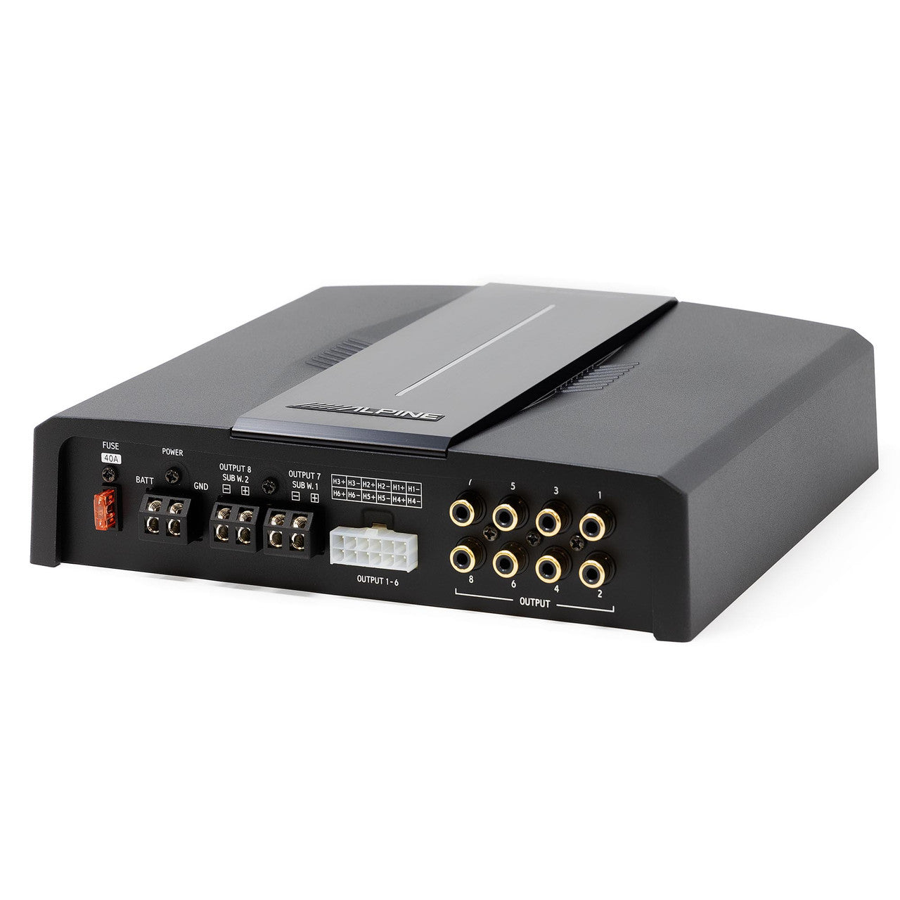 Alpine i407-WRA-JL 7in In-Dash Digital Receiver w/ (2 pair ) SPV-10TW-WRA & PXE-C80-88 OPTIM8 8-Channel Hi-Res DSP Amp Bundle for 18 - Up Wrangler