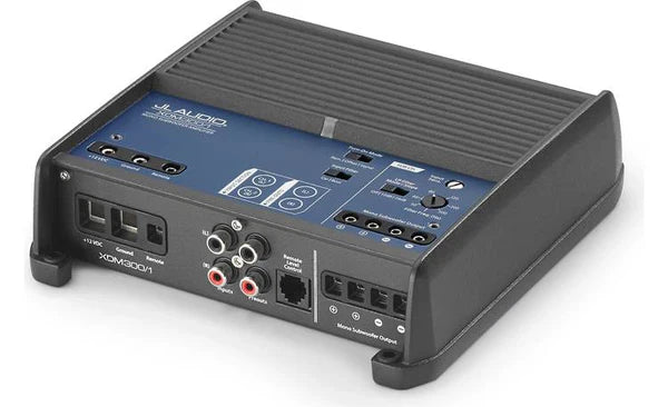 JL Audio XDM300/1 Mono car/marine subwoofer amplifier — 300 watts RMS x 1 at 2 ohms
