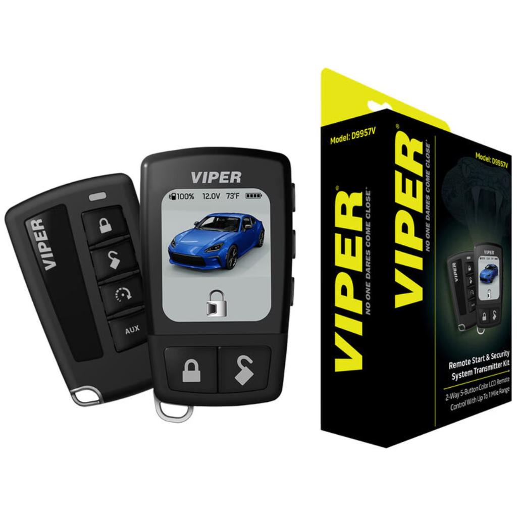 Viper D9957VHD Remote Replacement - Heavy Duty 2-Way Remote Start & Security System – 3 Mile Range LCD Security & Keyless Entry