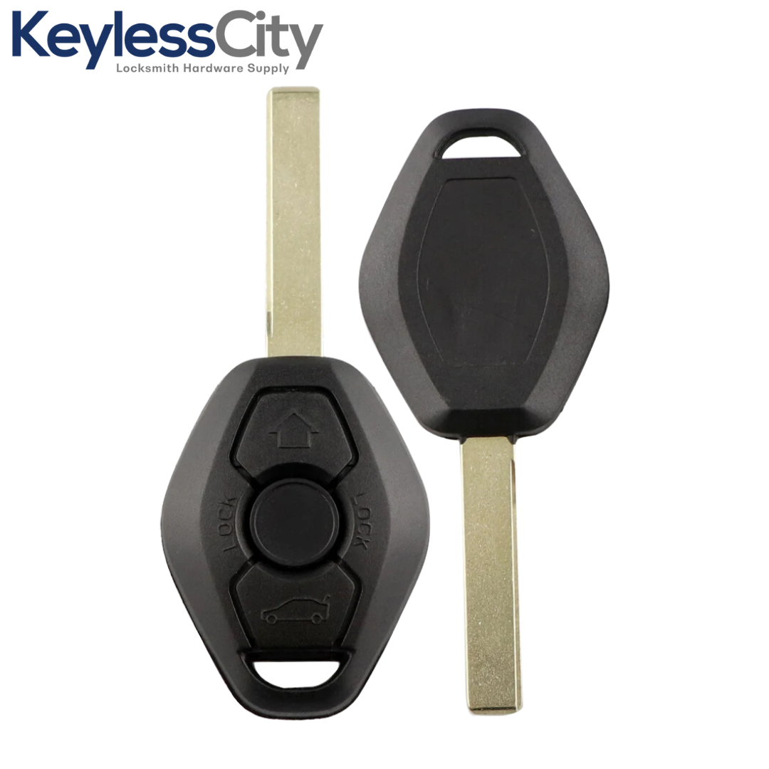 2000-2008 BMW / 3-Button Remote Head Key / PN: 6955750 / LX8FZV (Chip 46 CAS2) (315 Mhz) (AFTERMARKET)