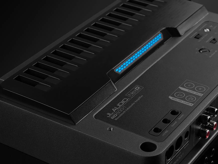 JL Audio RD500/1 Mono subwoofer amplifier — 500 watts RMS x 1 at 2 ohms
