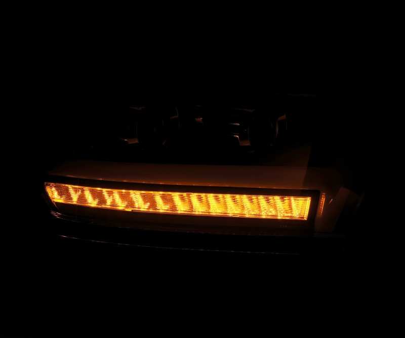 AlphaRex 19-24 Ram 1500 LUXX-Series LED Projector Headlights Jet Black
