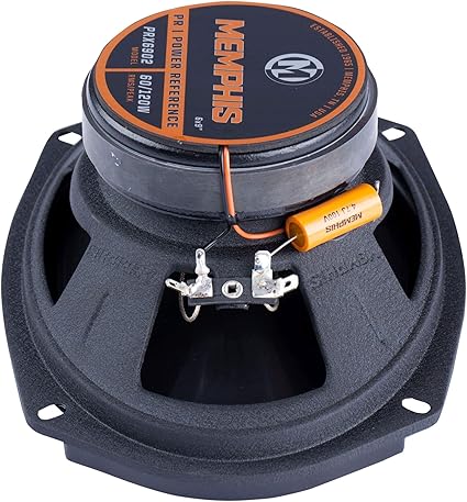 Memphis Audio PRX6902 Power Reference Series 6x9 2-Way Coaxial Speakers with Swivel Tweeters - Pair
