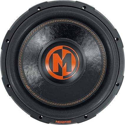 Memphis Audio MJP1244 12 in 1500 Watt MOJO Pro Car Audio Subwoofer DVC 4 ohm Sub, Black