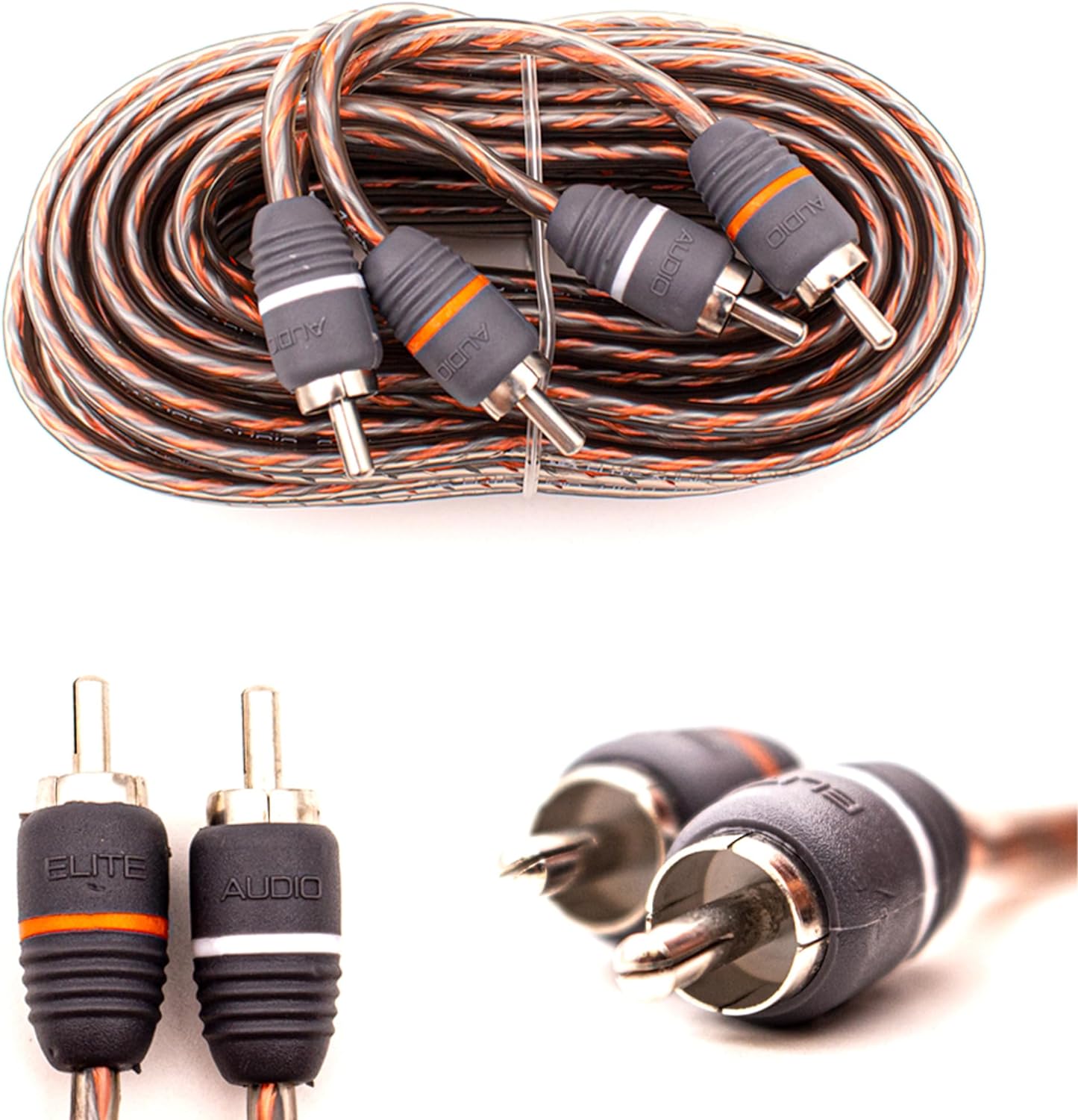 Elite Audio EA-RCA12 Standard 2-Ch RCA Cable - 12ft.