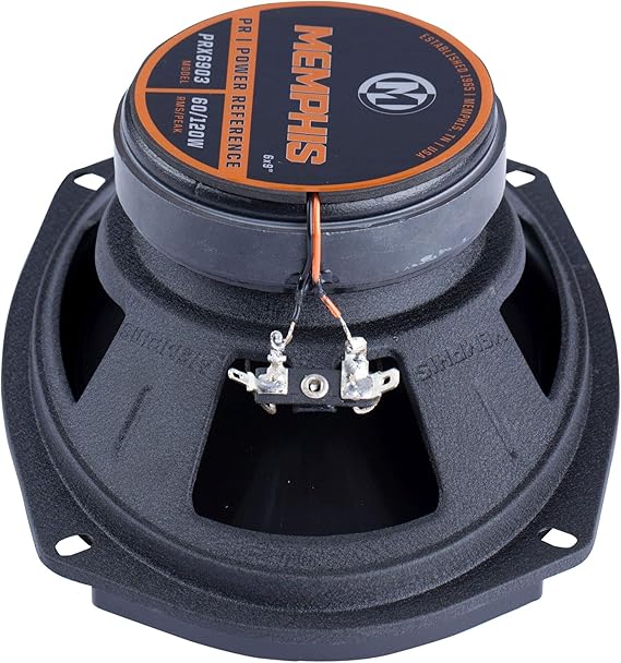 Memphis Audio PRX6903 Power Reference Series 6x9 3-Way Coaxial Speakers with Swivel Tweeters - Pair