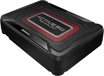Kenwood KSC-PSW7EQ Compact Powered Enclosed Subwoofer for CAR